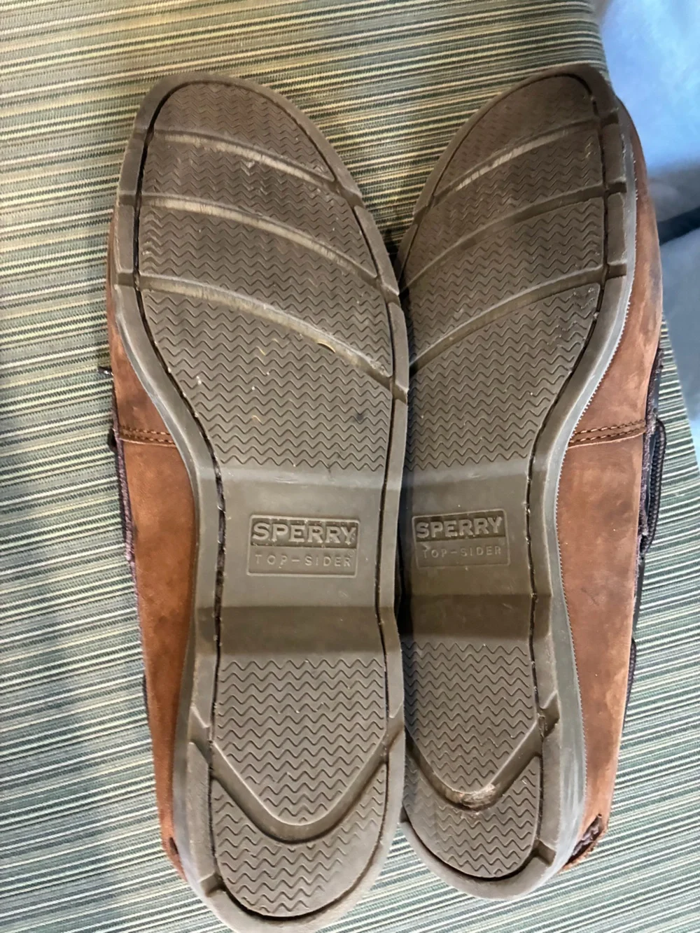 Sperry Brown Leather Men’s Boat Shoes 12W beach boat summer dress casual